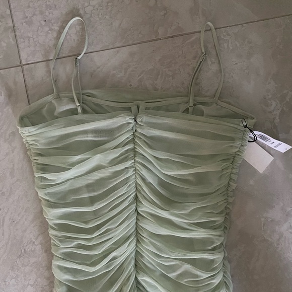 Aritzia Babaton Luxor Dress in Sage - Picture 7 of 9